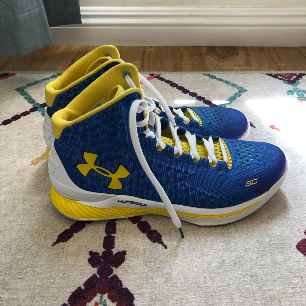 Stephen Curry UA 1 Warriors Colorway